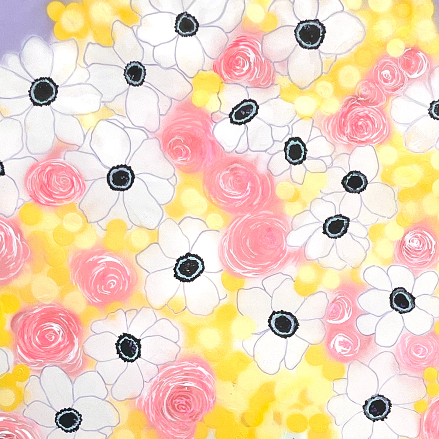 White Anemone Flowers