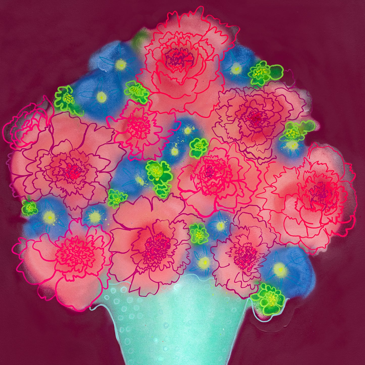 Angelo's Pink Peony Flowers No.1