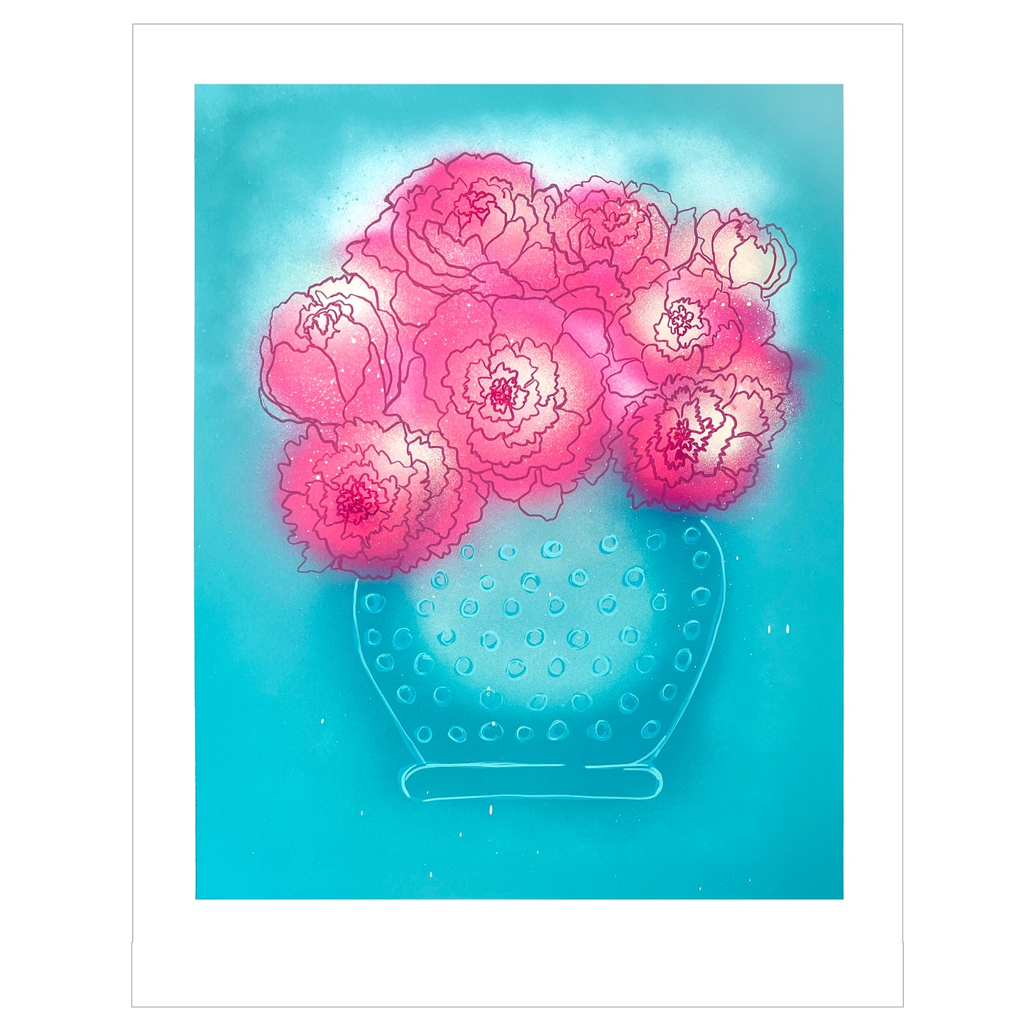 Pink Peony Flowers No.3