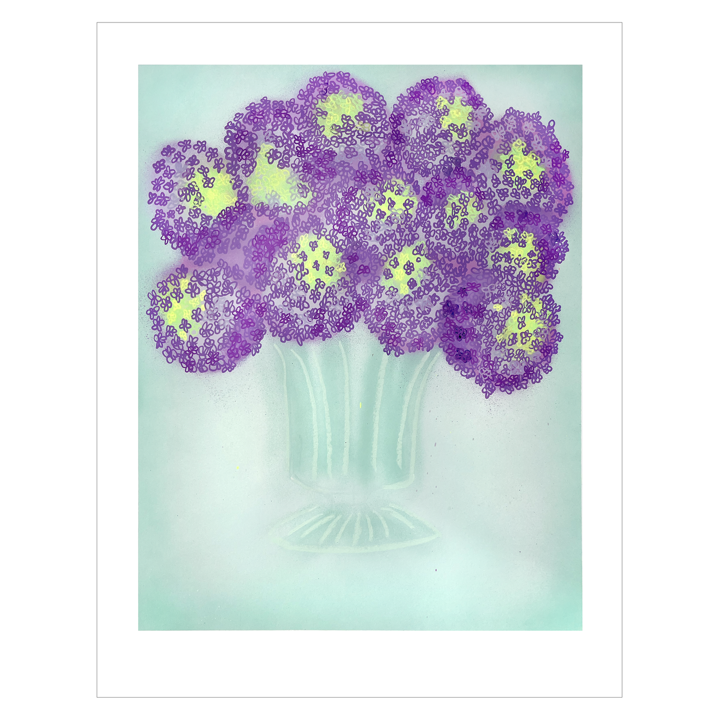 Purple Allium Flowers No.2