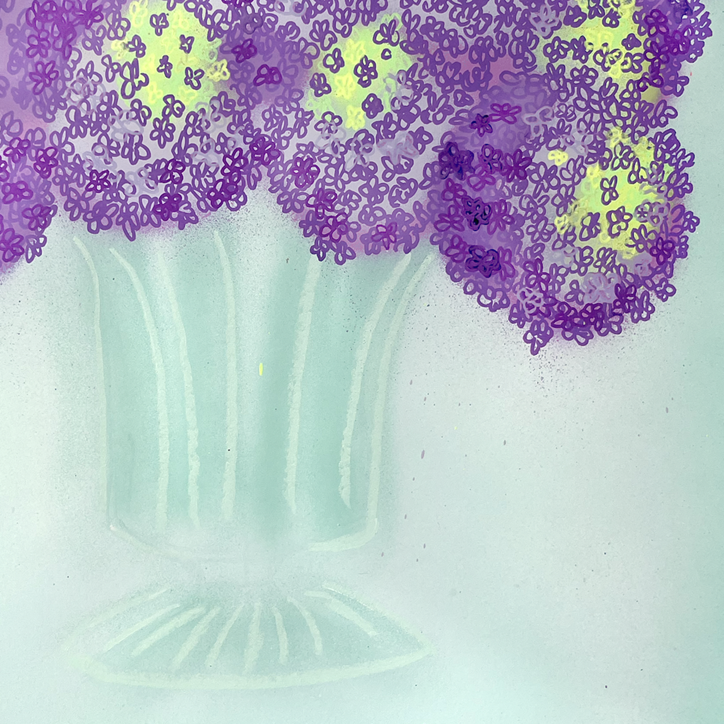 Purple Allium Flowers No.2