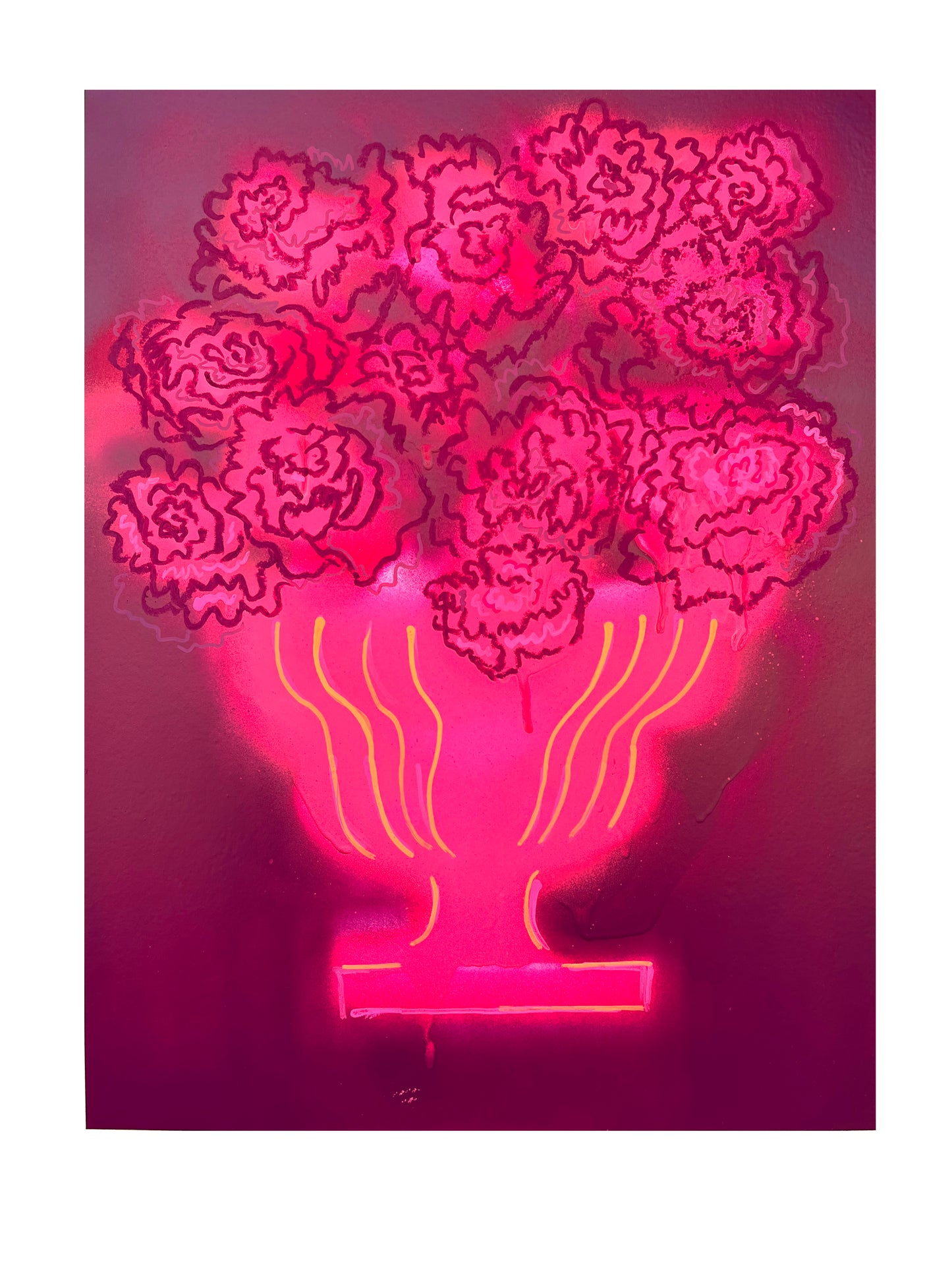 Deep Red Peony Flowers No.1