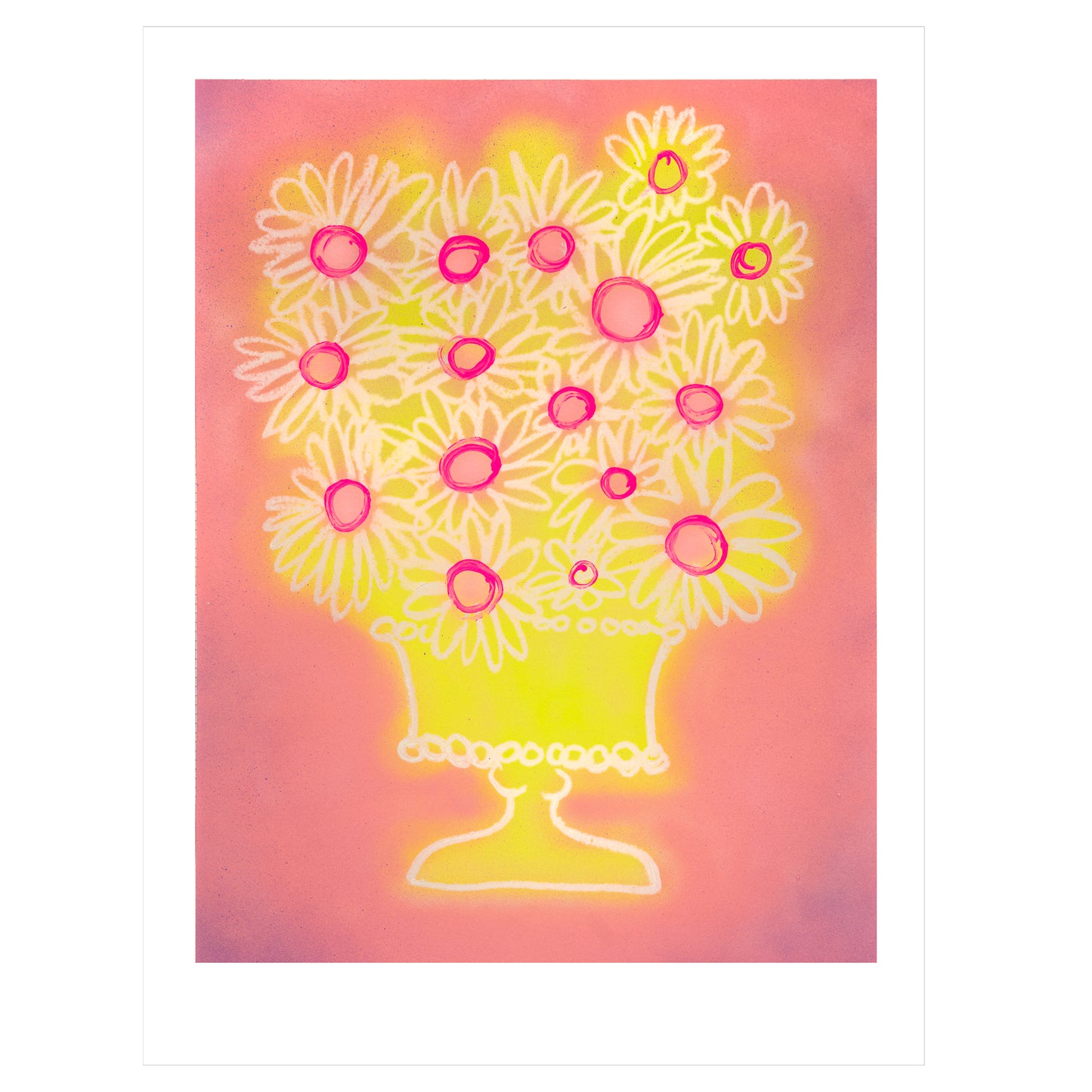 Yellow Daisy Flowers No.3 Painting